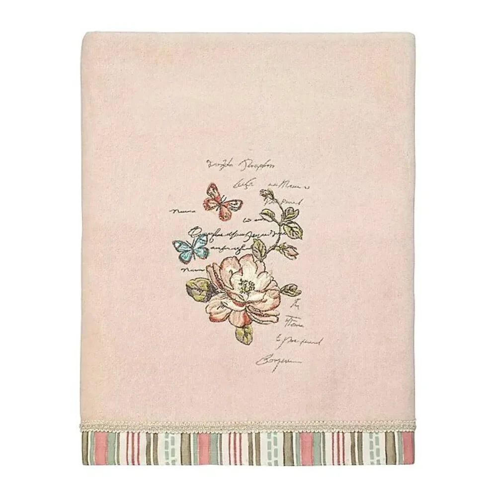 Avanti Butterfly Garden Bath Towel 27x50